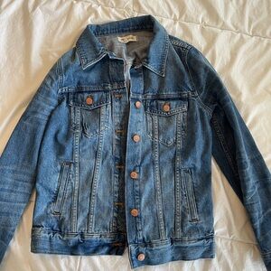 Madewell Blue Jean Fitted Jacket